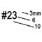 #23-3mm LEFT SPOON-BIT CHISEL