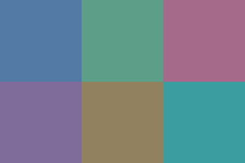 IRIDESCENT SET OF 6=