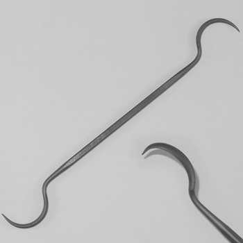OVAL, HALF CIRCLE BEND RIFFLER FILE
