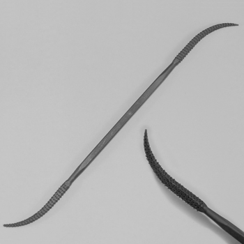 SQUARE, TEETH ON ALL SIDES RIFFLER RASP