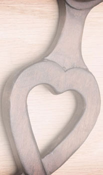 LOVE SPOON CUT OUT