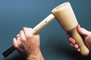 NATURAL WOOD MALLET