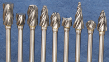 SET OF 9 PRO CARBIDE BURRS