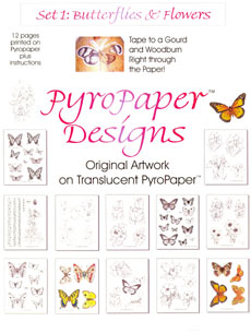 PYROPAPER, BUTTERFLIES & FLOWERS