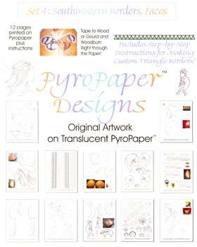 PYROPAPER, SOUTHWESTERN DESIGNS