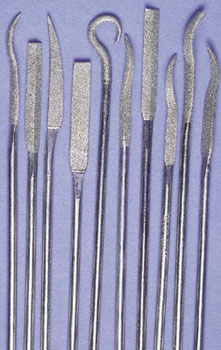 10PC FILE SET FINE/220 GRIT