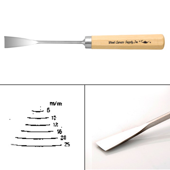 F3 FISHTAIL GOUGE 12MM