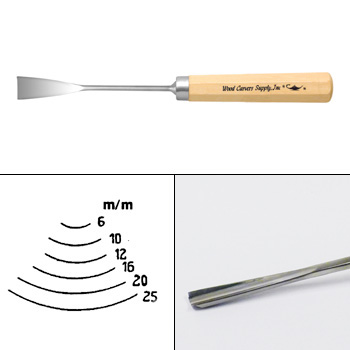 F6 FISHTAIL GOUGE 12MM