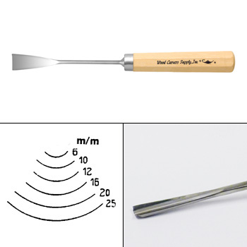 F7 FISHTAIL GOUGE 6MM